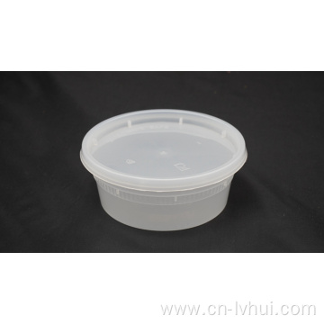 8OZ disposable soup cups with lids